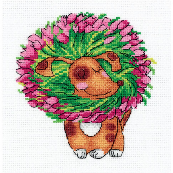 Набор для вышивания KLART арт. 8-301 В тюльпанах 14,5х16 см Набор для вышивания KLART арт. 8-301 В тюльпанах 14,5х16 см