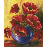 Набор для вышивания РТО арт.M377 Чарующий красный 21х25 см