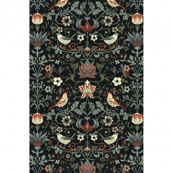 185758_Ежедневник "William Morris Inspiration (желтые и розовые цветы)"