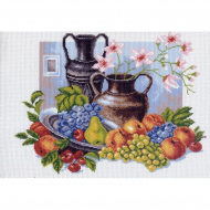 Рисунок на канве МАТРЕНИН ПОСАД арт.37х49 - 0601 Натюрморт с кувшинами