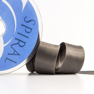 19806_Косая бейка атласная 30 мм, 25 м, цвет 68, темно-серый