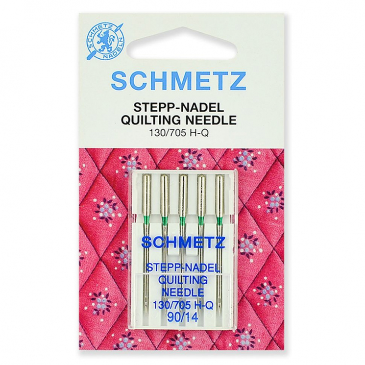 Иглы для бытовых швейных машин Schmetz для квилтинга 130/705H-Q №90, уп.5 игл