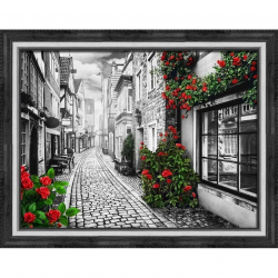 Набор для изготовления картин АЛМАЗНАЯ ЖИВОПИСЬ арт.АЖ.1834 Уголок Европы 40х30 см