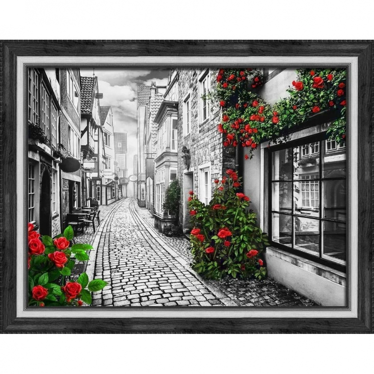 Набор для изготовления картин АЛМАЗНАЯ ЖИВОПИСЬ арт.АЖ.1834 Уголок Европы 40х30 см