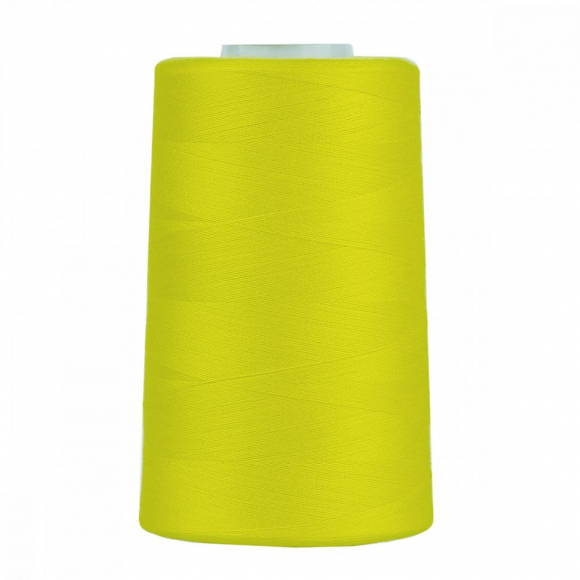 Нитки швейные 40/2 полиэстер 5000 ярд цв.125 желтый MAX