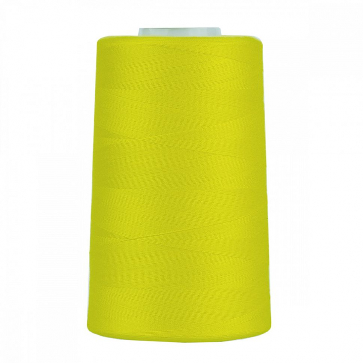 Нитки швейные 40/2 полиэстер 5000 ярд цв.125 желтый MAX