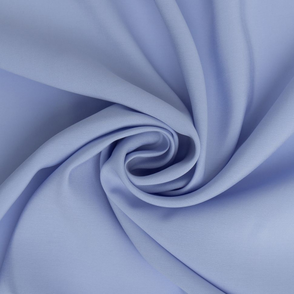 Ткань Купро 120 г/м? 88% вискоза, 12% полиэстер шир.145 см арт.Р.35708.01 цв.01 голубой рул.30м
