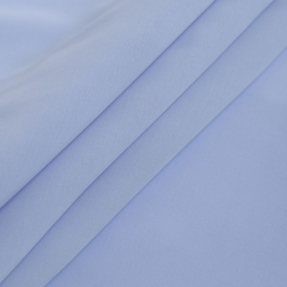 Ткань Купро 120 г/м? 88% вискоза, 12% полиэстер шир.145 см арт.Р.35708.01 цв.01 голубой рул.30м