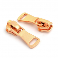 Замок MaxZipper автомат М#5 шлиф.звено цв.золото уп.100шт