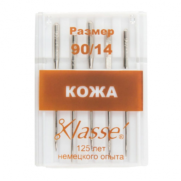 33198_Иглы для бытовых швейных машин кожа № 90