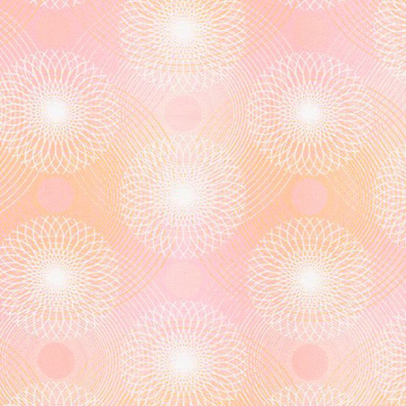 Ткань для пэчворка PEPPY Loose Leaf 122 г/м? 100% хлопок цв.WELD-20039-144 PEACH уп.50х55 см