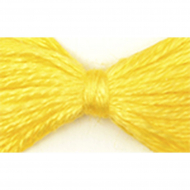 Нитки мулине цв.0303 желтый 12х10м С-Пб