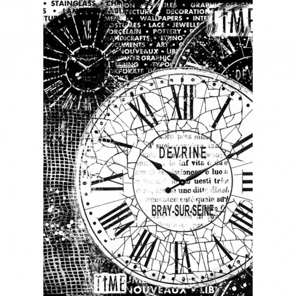 95051_Бумага рисовая мини - формат "Часы" 95051_Бумага рисовая мини - формат "Часы"