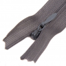 Молния потайная нераз 50см S-392 серый темный SBS уп.100шт