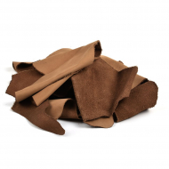 Лоскут из натуральной кожи арт.TBY-P1908-2 цв.св.коричневый уп.1кг Лоскут из натуральной кожи арт.TBY-P1908-2 цв.св.коричневый уп.1кг