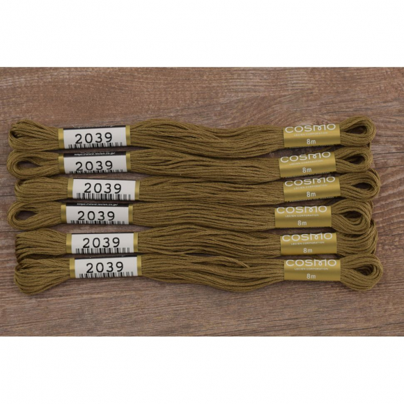 Мулине COSMO однотонный цвет 2039