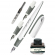 Набор для каллиграфии "Air Best Writer", 6 предметов, корпус ручки белый/серый с серебром