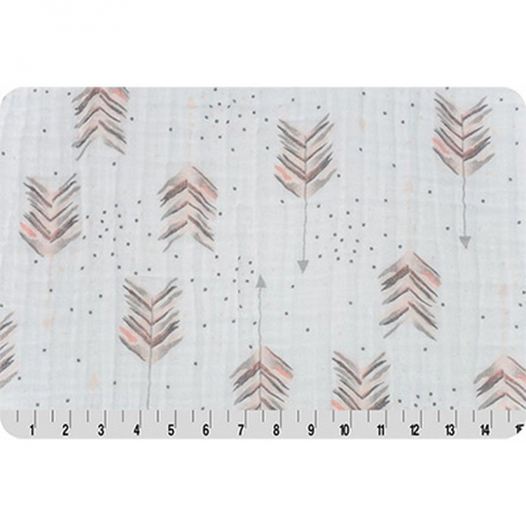 Ткань для пэчворка PEPPY Embrace (марлевка) 120 г/м? 100% хлопок цв.aim high pink уп.100х125 см