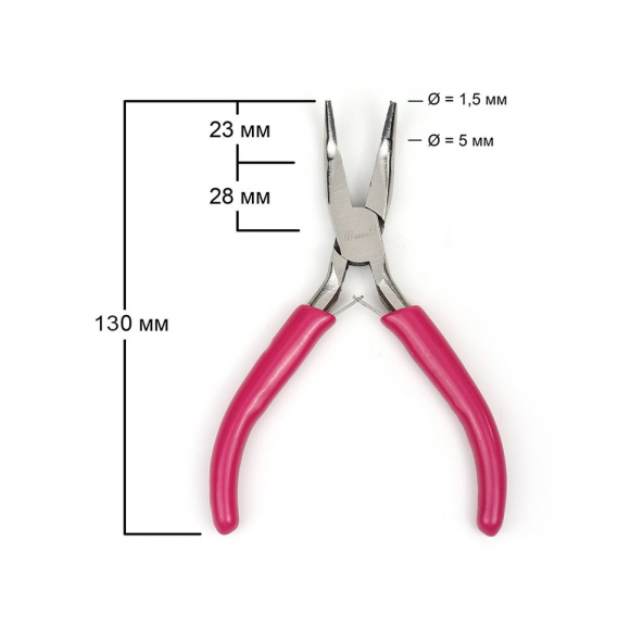 Длинногубцы изогнутые 12см Maxwell арт.MAX.169146 уп.1 шт