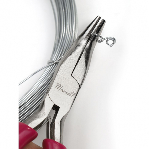 Длинногубцы изогнутые 12см Maxwell арт.MAX.169146 уп.1 шт