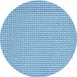 Канва для вышивания мелкая №851 (956) (10смх60кл) (100%Хл) шир.150 см цв.177 голубой уп.5м