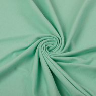 Ткань трикотаж Кулирка хлопок 145г опененд 100+100см мята 13-6009 уп.6м
