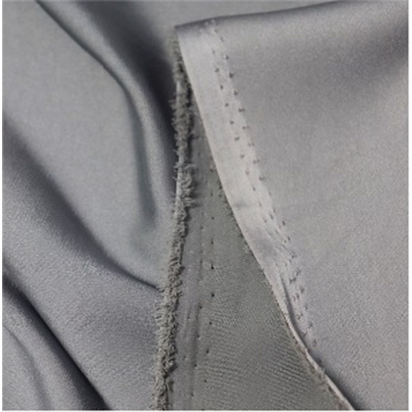 Ткань шелк Армани 90 г/м? 97% полиэстер, 3% спандекс шир.145 см арт.Р.11579.32 цв.32 серый уп.25м