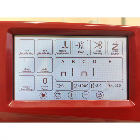 Прямострочная швейная машина с игольным продвижением и ножом обрезки края материала Aurora A-7520M (автоматические функции)