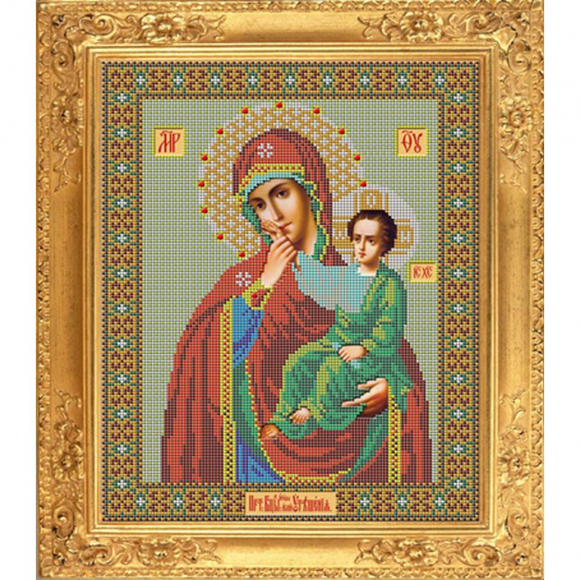 Набор для вышивания бисером GALLA COLLECTION арт.И 024 Икона Божией Матери Отрада или утешение 26x32 см Набор для вышивания бисером GALLA COLLECTION арт.И 024 Икона Божией Матери Отрада или утешение 26x32 см