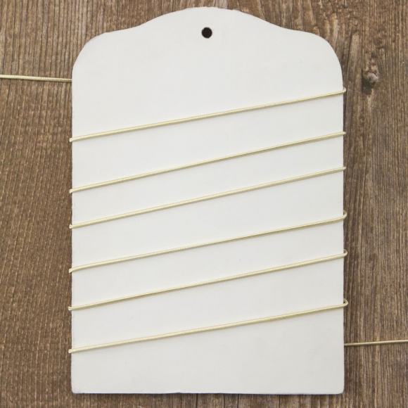 Резинка шляпная PEGA, цвет желтый, 1мм