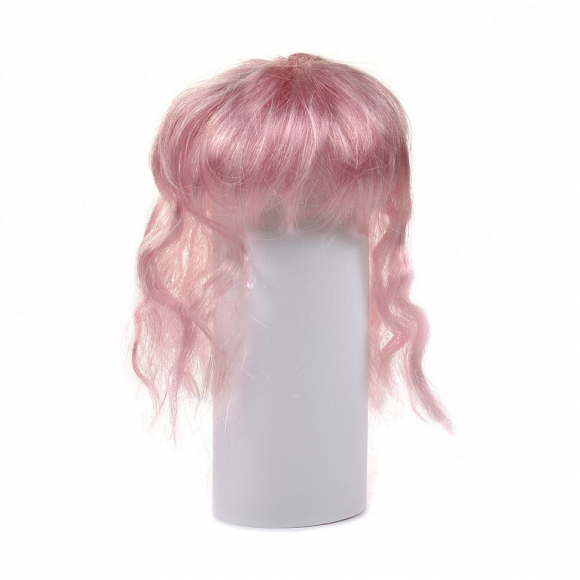 Парик Волнистый для кукол П 50 арт.КЛ.28527 цв. Розовый
