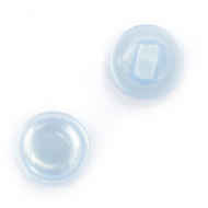 Пуговицы пластик CR P-13 цв.053 голубой 18L-11мм, на ножке, 144 шт