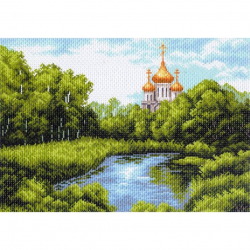 Рисунок на канве МАТРЕНИН ПОСАД арт.37х49 - 1354 Тихая заводь