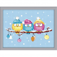 Набор для вышивания ОВЕН арт. 852 Посиделки 27х20 см