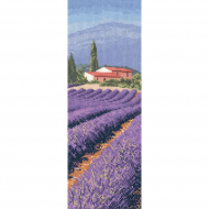Набор для вышивания HERITAGE арт.JCLA1247E Лавандовые поля 11х31 см