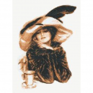 Набор для вышивания ПАЛИТРА арт.07.005 За чашкой чая 20х29 см