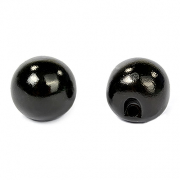 Пуговицы пластик TBY.A517 цв.002 черный 16L-10мм, на ножке, 200 шт