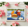 Алмазная мозаика Ah5392 Мандаринка 20х30