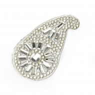 Термоаппликация со стразами TESORO CRYSTAL арт.TS.YH810 30х55 мм уп.1шт