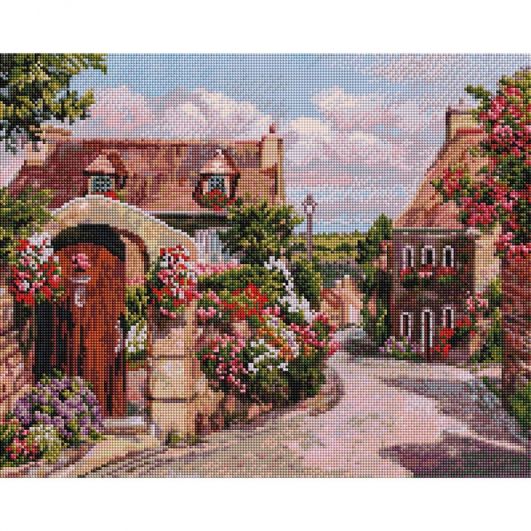 Набор Белоснежка для изготовления картин со стразами на подрамнике арт.БЛ.507-ST-S Франция. Локронан 40х50 см