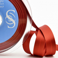 19828_Косая бейка атласная 30 мм, 25 м, цвет 84, вишневый