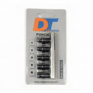 Набор ручных пробойников (5 насадок ? от 6 до 10мм)