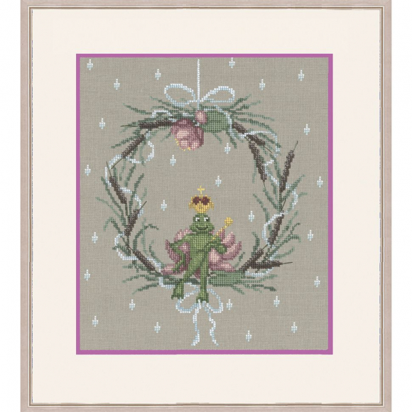 Набор для вышивания Le Bonheur des Dames арт.1087 Grenouille (Лягушка) 15х22 см Набор для вышивания Le Bonheur des Dames арт.1087 Grenouille (Лягушка) 15х22 см
