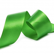 Лента атласная 38мм цв.3042 зеленый IDEAL уп.27,4 м