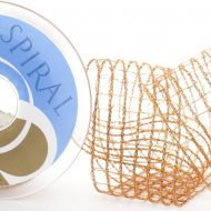 23965_Лента металлик-сетка SAFISA , 65 мм, 15 м, цвет 153, медь