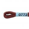 Нитки для вышивания Gamma мулине (0207-0819) 100% хлопок 24 x 8 м цв.0772 коричневый