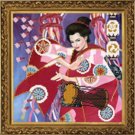 Рисунок на ткани бисер НОВА СЛОБОДА арт.БИС3105 Музыка весны 27х27 см