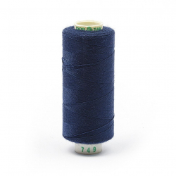 Нитки Dor Tak бытовые 40/2 полиэстер 366м цв.749 синий
