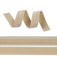 Резинка TBY бельевая окантовочная блестящая шир.15мм цв.F307 св.бежевый уп.50 м Резинка TBY бельевая окантовочная блестящая шир.15мм цв.F307 св.бежевый уп.50 м