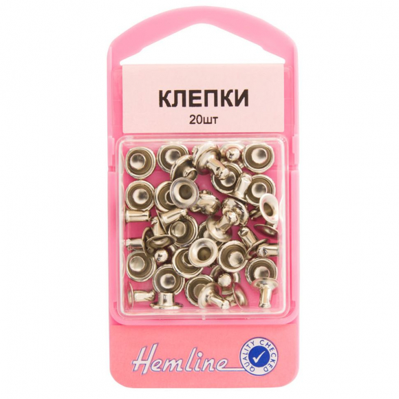 3317_Набор клепок 7 мм, цвет никель 3317_Набор клепок 7 мм, цвет никель